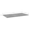 vidaXL Kirjahyllytasot 8 kpl betoninharmaa 60x30x1,5 cm lastulevy