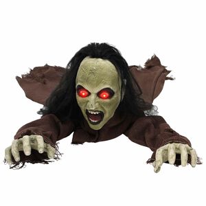 vidaXL Halloween-zombikoriste SPOOKA Ruskea 94 x 130 x 29 cm