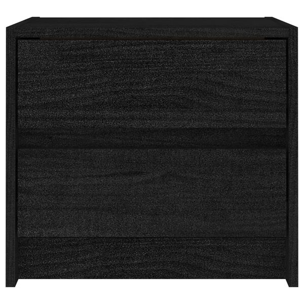 vidaXL Y&ouml;p&ouml;yd&auml;t 2 kpl musta 40x30,5x35,5 cm t&auml;ysi m&auml;nty