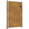 vidaXL Puutarhaportti 100x125 cm Corten-ter&auml;s