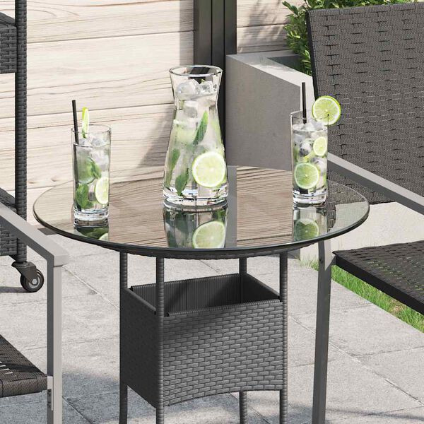 vidaXL P&ouml;yt&auml;levy Karkaistu Lasi Py&ouml;re&auml; 500 mm