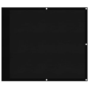 vidaXL Parvekkeen suoja vaaleanharmaa 75x500 cm 100% Oxford polyesteri