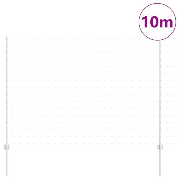 vidaXL Aita ja Tuki Hopea 1,5 x 10 m Ter&auml;s