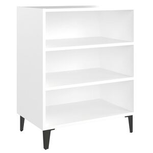 vidaXL Senkki valkoinen 57x35x70 cm lastulevy
