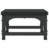 vidaXL Näyttöteline musta 37x23x14 cm tekninen puu