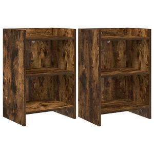 vidaXL Y&ouml;p&ouml;yd&auml;t 2 pcs Savutammi 40 x 30 x 60 cm Tekninen puu