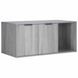 vidaXL Kissakotelo Huonekalu Harmaa Sonoma 100 x 49 x 45 cm
