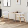vidaXL Ruokatuolit 2 pcs Luonnollinen 54 x 57 x 73 cm