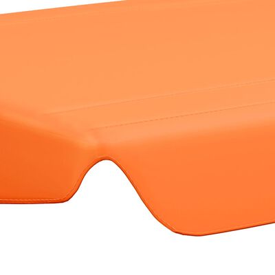 vidaXL Vaihtokatos puutarhakeinuun oranssi 150/130x105/70 cm