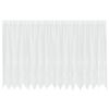 vidaXL Verkkoverho verhoilla Valkoinen 140 x 400 cm Polyesteri