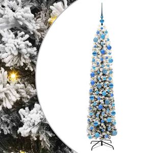 vidaXL Tekojoulukuusi jalustalla Vihre&auml; 180 cm PVC, ter&auml;s ja muovi