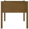 vidaXL Puutarhan kukkalaatikot 2 kpl hunajanruskea 70x70x70 cm mänty