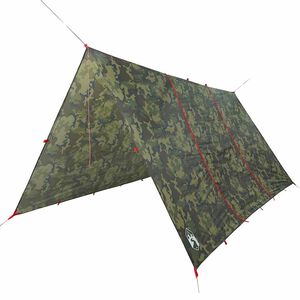 vidaXL Camping Press Camouflage 451x420 cm Vedenpit&auml;v&auml;