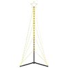 vidaXL LED joulukuusi 363 l&auml;mpim&auml;n valkoista LED-valoa 182 cm