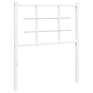 vidaXL Metallinen vaihtop&auml;&auml;ty valkoinen 75 cm