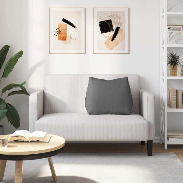 vidaXL Selk&auml;tyyny Tumma harmaa 60 x 20 x 50 cm kangas