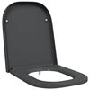 vidaXL WC-istuin Antrasiitti 47,5 x 35 x 3,6 cm Duroplast