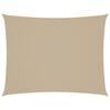 vidaXL Aurinkopurje Oxford-kangas suorakaide 3x4 m beige