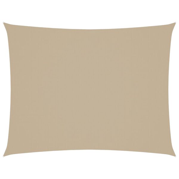 vidaXL Aurinkopurje Oxford-kangas suorakaide 3x4 m beige