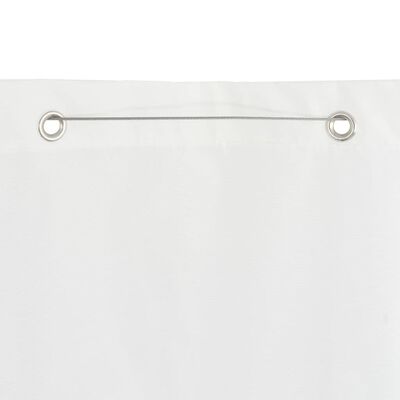 vidaXL Parvekkeen suoja valkoinen 80x240 cm Oxford kangas