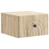 vidaXL Sein&auml;lle Kiinnitett&auml;v&auml; Y&ouml;p&ouml;yt&auml; Sonoma-tammi 33 x 34,5 x 20 cm