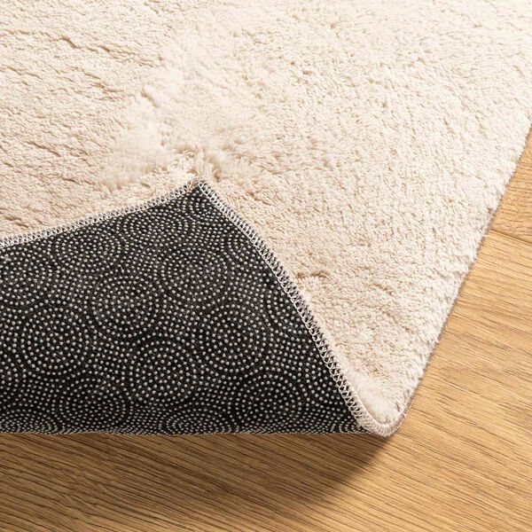 vidaXL Keskikorkea pehme&auml; ja konepest&auml;v&auml; matto HUARTE Beige Polyesteri