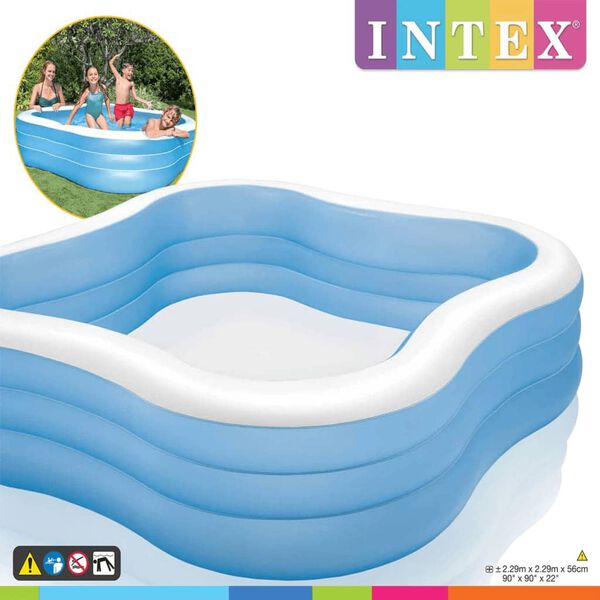 Intex Swim Center Uima-allas Beach Wave 229x229x56 cm