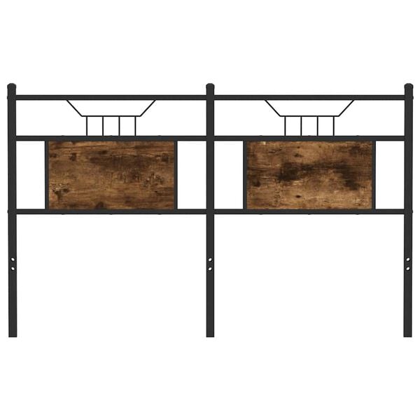 vidaXL Vaihdettava s&auml;ngynp&auml;&auml;ty savutammi 137 cm tekninen puu ja ter&auml;s