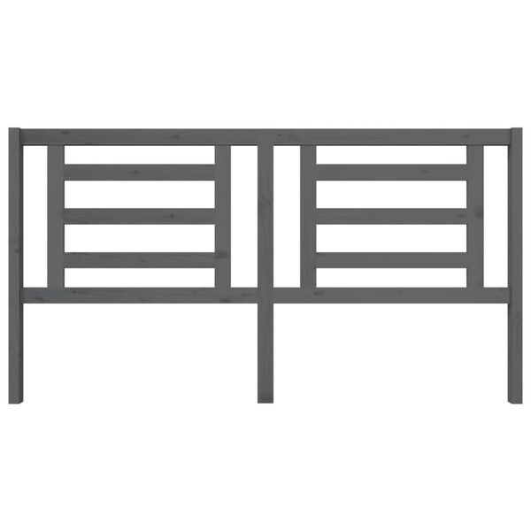 vidaXL S&auml;ngynp&auml;&auml;ty harmaa 186x4x100 cm t&auml;ysi m&auml;nty