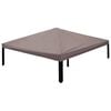 vidaXL Gazebo-kansio 300 x 300 cm Taupe Polyesteri ja ter&auml;s