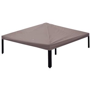 vidaXL Gazebo-kansio 300 x 300 cm Taupe Polyesteri ja ter&auml;s