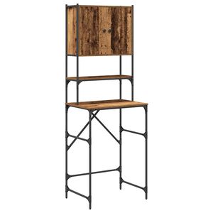 vidaXL Pesukonekaappi Vanha puu 68 x 48,5 x 194 cm Tekninen puu