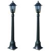 vidaXL Preston puutarhavalot 2 kpl 105 cm