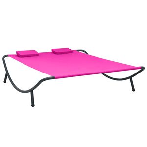vidaXL Aurinkovuode kangas pinkki