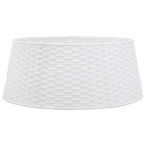 vidaXL Joulukuusen hame valkoinen &Oslash;56x23 cm muovi