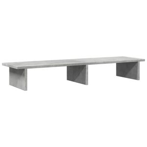 vidaXL N&auml;ytt&ouml;teline betoninharmaa 100x27x15 cm tekninen puu