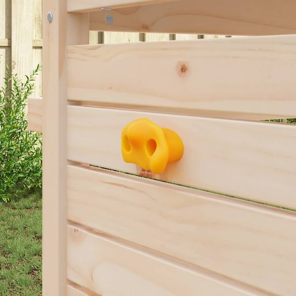 vidaXL Kiipeilyk&auml;si 2 pcs Keltainen 100 x 67 x 43 mm PP