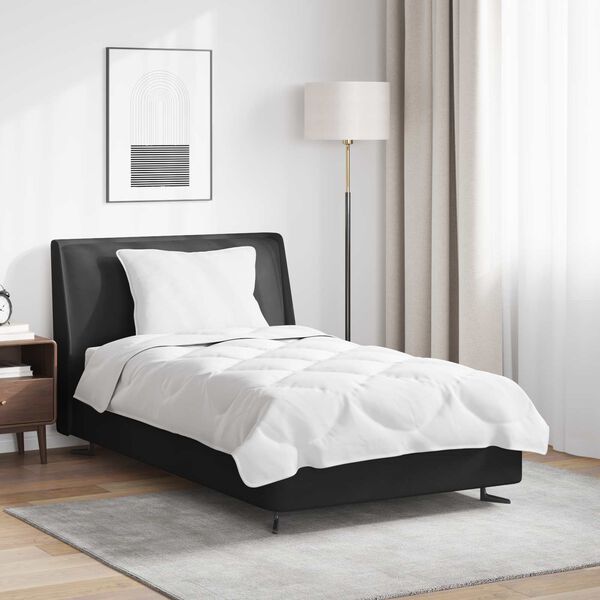 vidaXL Peittosarja tyynyllä 2 pcs Valkoinen Mikrokuitu