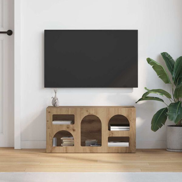 vidaXL TV-kaappi Artisan tammi 80 x 35 x 40 cm Tekninen puu