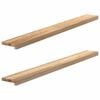 vidaXL Ikkunalaudat 2 kpl k&auml;sittelem&auml;tt&ouml;m&auml;t 140x15x2 cm massiivipuu tammi