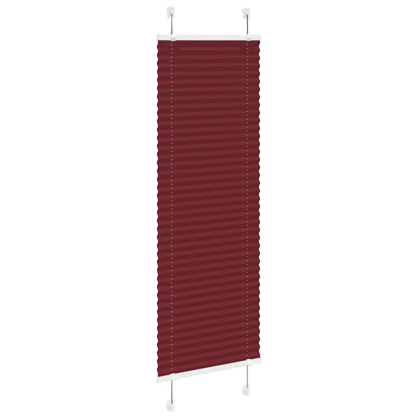 vidaXL laskostettu blind Bordeaux Red 40x150 cm Kankaan leveys