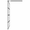 vidaXL Walk-in Suihkun sein&auml;ke karkaistu huurrelasi 80x195 cm
