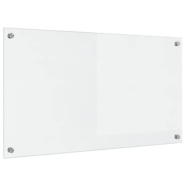 vidaXL Keitti&ouml;n suojapaneeli L&auml;pin&auml;kyv&auml; 90 x 50 cm karkaistu lasi