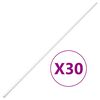 vidaXL Johtokanava 20x10 mm 30 m PVC