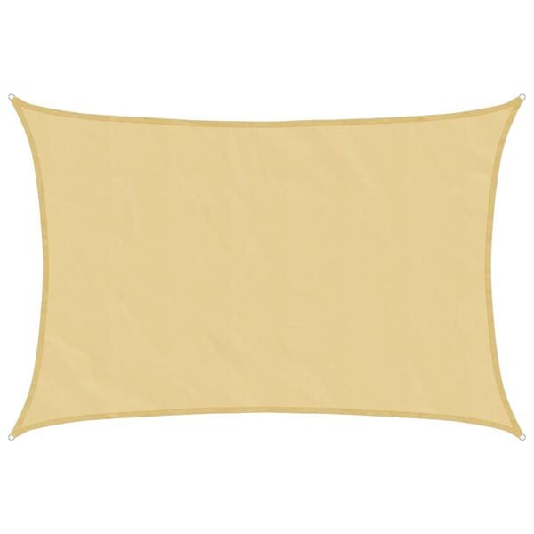 vidaXL Aurinkopurje hiekka 4,5x3,5 m 100% Oxford polyesteri