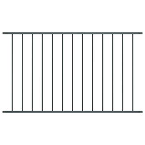 vidaXL Aitapaneeli Woerden pulverimaalattu ter&auml;s 1,7x1 m antrasiitti