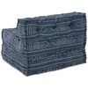 vidaXL Modulaarinen sohva Indigo Print 70 x 70 x 56 cm kangas