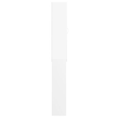 vidaXL Pesukonekaappi valkoinen 64x25,5x190 cm