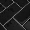 vidaXL Herringbone-laatta 10 pcs Musta 30 x 30 cm Polyuretaani ja PET
