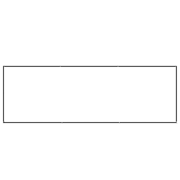 vidaXL Koiranhäkki musta 3 m² teräs